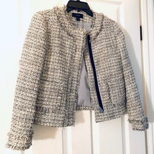 J Crew metallic tweed Lady jacket